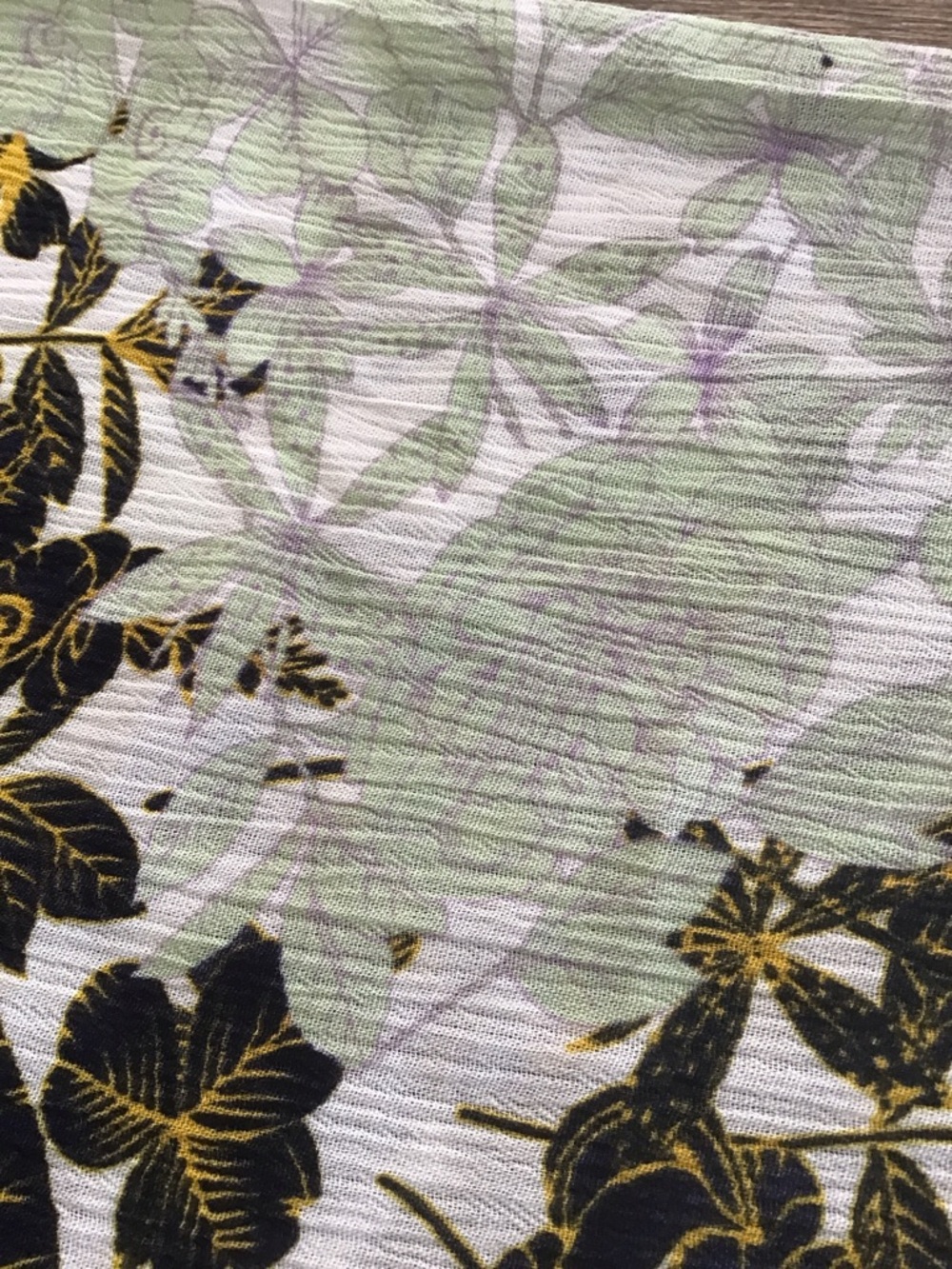 Roffe Accessories beautiful women’s floral sheer boho kimono wrap scarf overlay - Picture 9 of 16